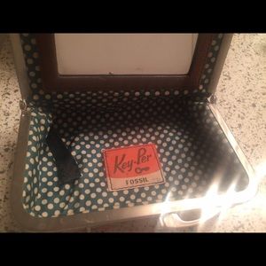 Fossil makeup bag