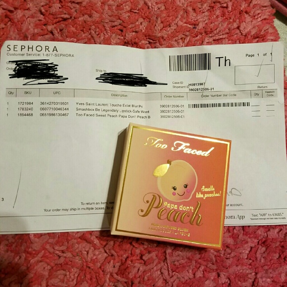Authentic Too faced blush