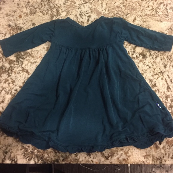 Dark teal KickeePants dress