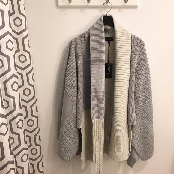 Pastel Chunky Knit Sweater Coat - Cozy! - NWT - Picture 1 of 3