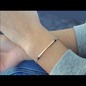 Beautiful Gold Tube Bracelet!