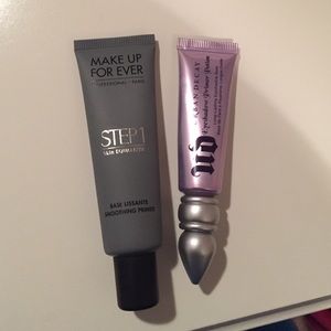 Makeup forever and urban decay primer