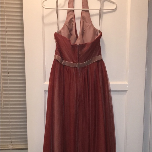 Alfred Angelo Soft Net Halter Bridesmaid Dress - Picture 3 of 6