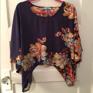 Cropped Floral Shirt