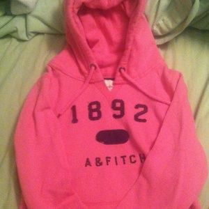 Pink hoodie from A&F