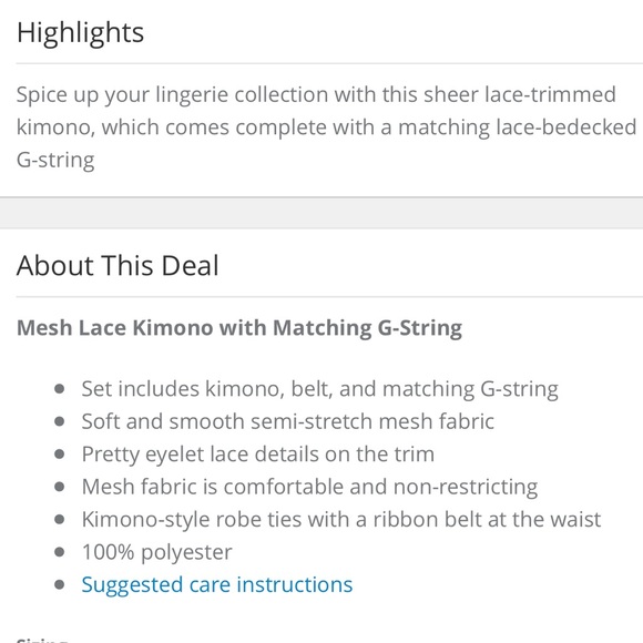 Back in Stock! Short Mesh Lace Kimono Set +PlusToo - Picture 4 of 4