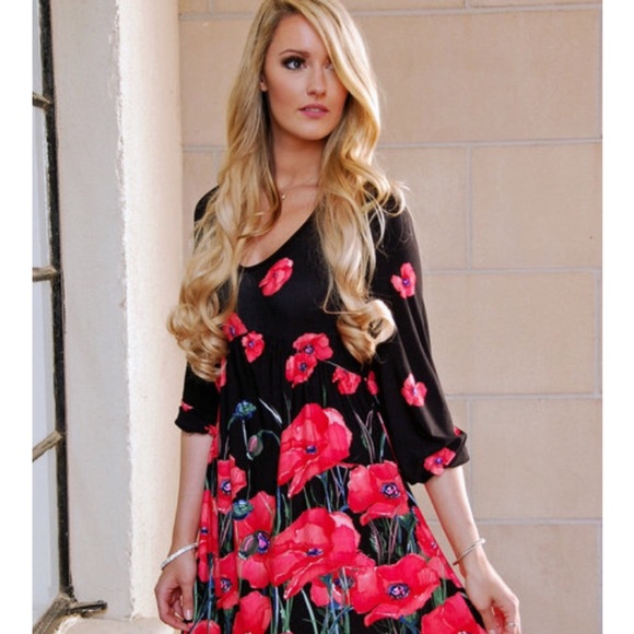 Gorgeous blooming floral dress - Picture 3 of 4