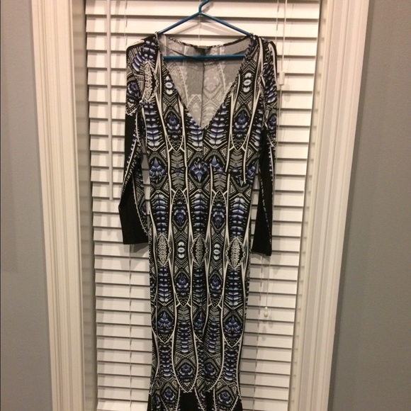 Venus long eyelet dress