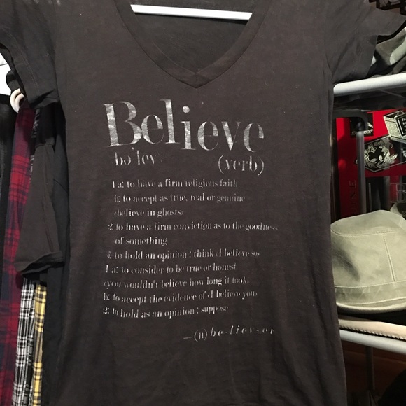 Believe tee