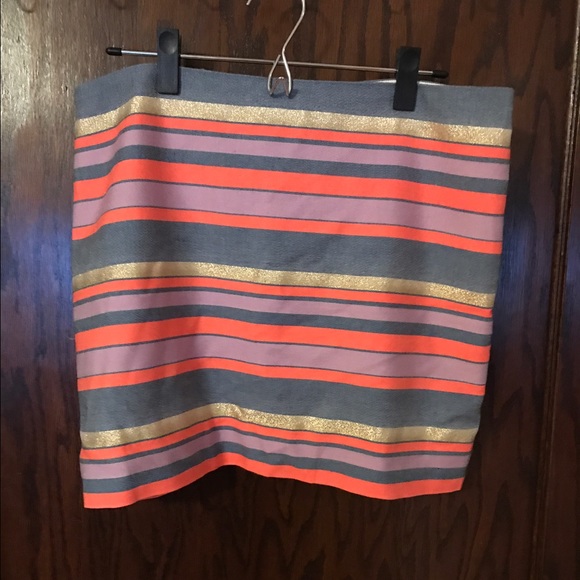 Striped J. Crew Mini Skirt - NWT - size 10