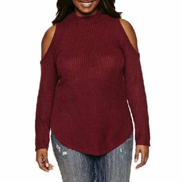 cold shoulder sweater