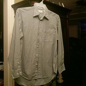 Gap Men's classic tailored Shirt small plaid