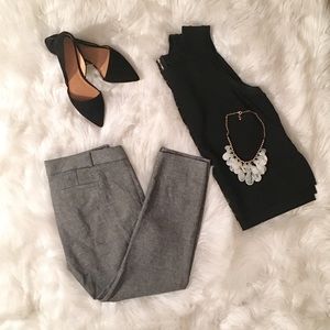 Cropped grey Sloan pant!!