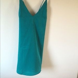 ON HOLD. NWOT Teal Mini Dress