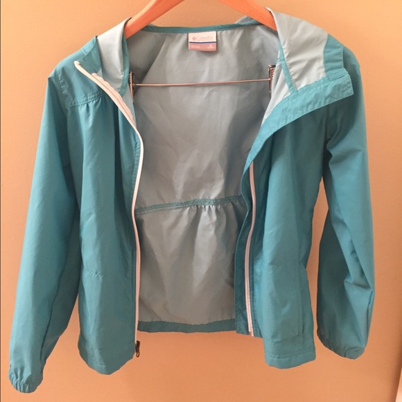Teal Columbia Raincoat