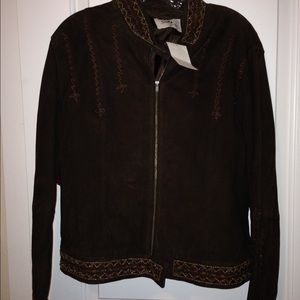 Soft suede jacket