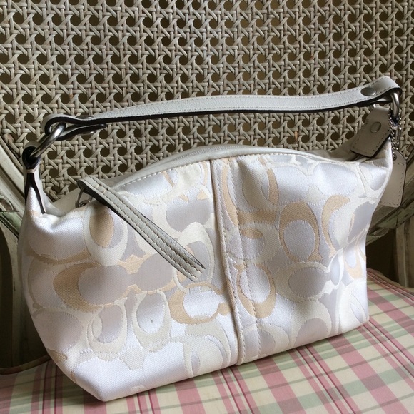 New COACH small optic purse Bag signature C Demi