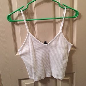 White Crop Top