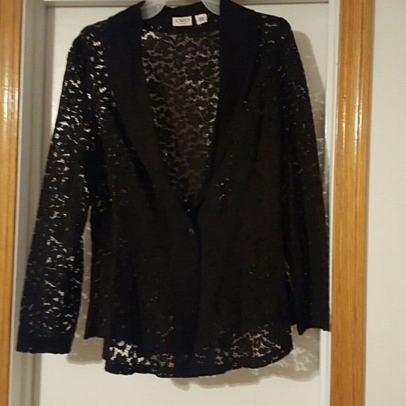 Black lace jacket