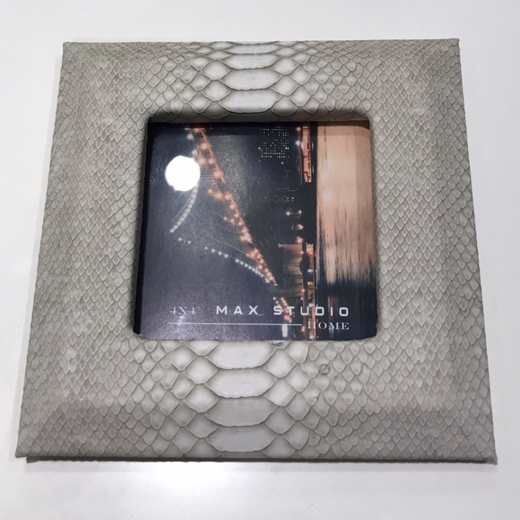 Max Studio Accessories New Grey Python Picture Frame Poshmark