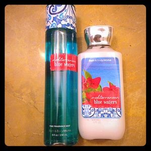 Mediterranean blue waters body spray and lotion