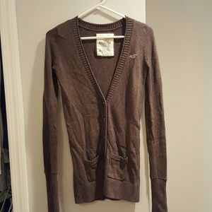 Hollister long sleeve button up cardigan