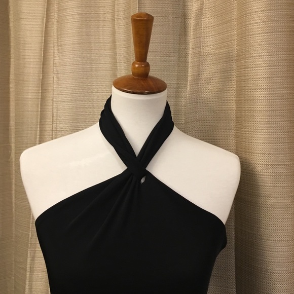 Black Choker Gown - Picture 2 of 4