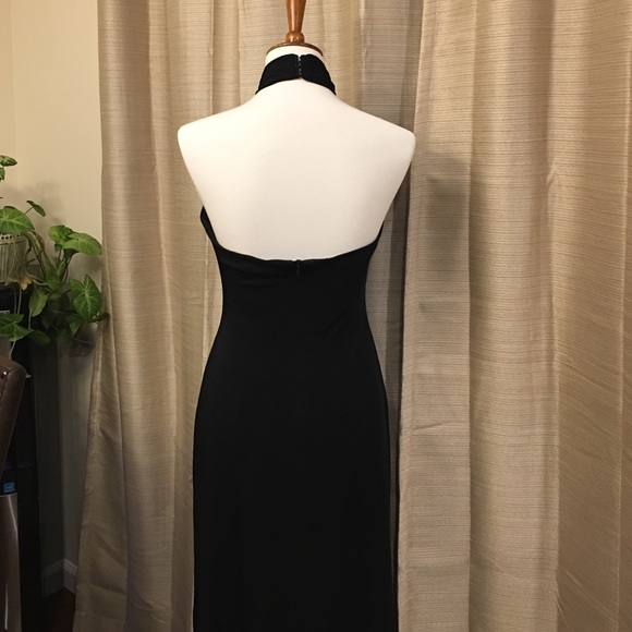 Black Choker Gown - Picture 3 of 4