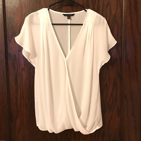 White Banana Republic Flowy Top - Size M