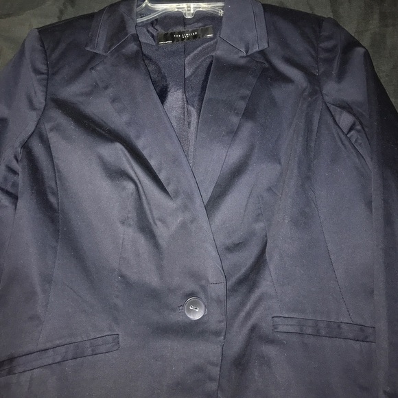 Blue one button blazer - Picture 2 of 4