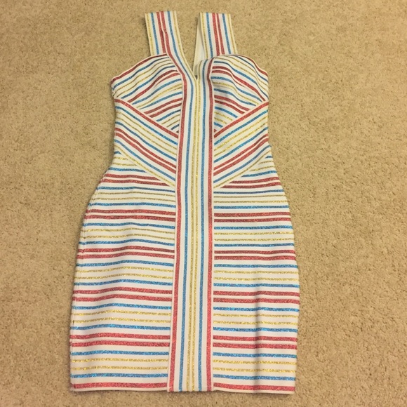 Fitted Bandage dress Size SM