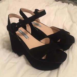 Prada wedges