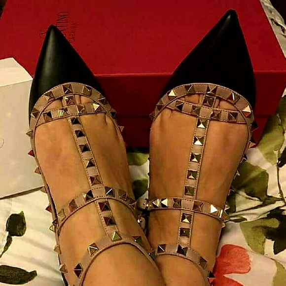Authentic Rockstud Valentina shoes