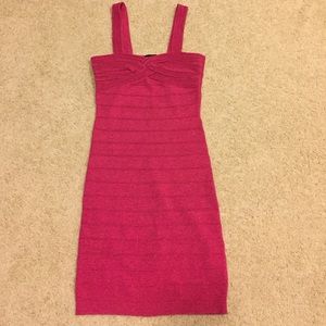 Fitted Bandage BEBE dress size SM