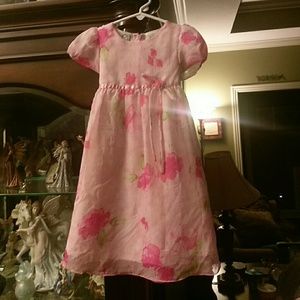 Little Lindsay 3T pink full skirt  Sunday dress