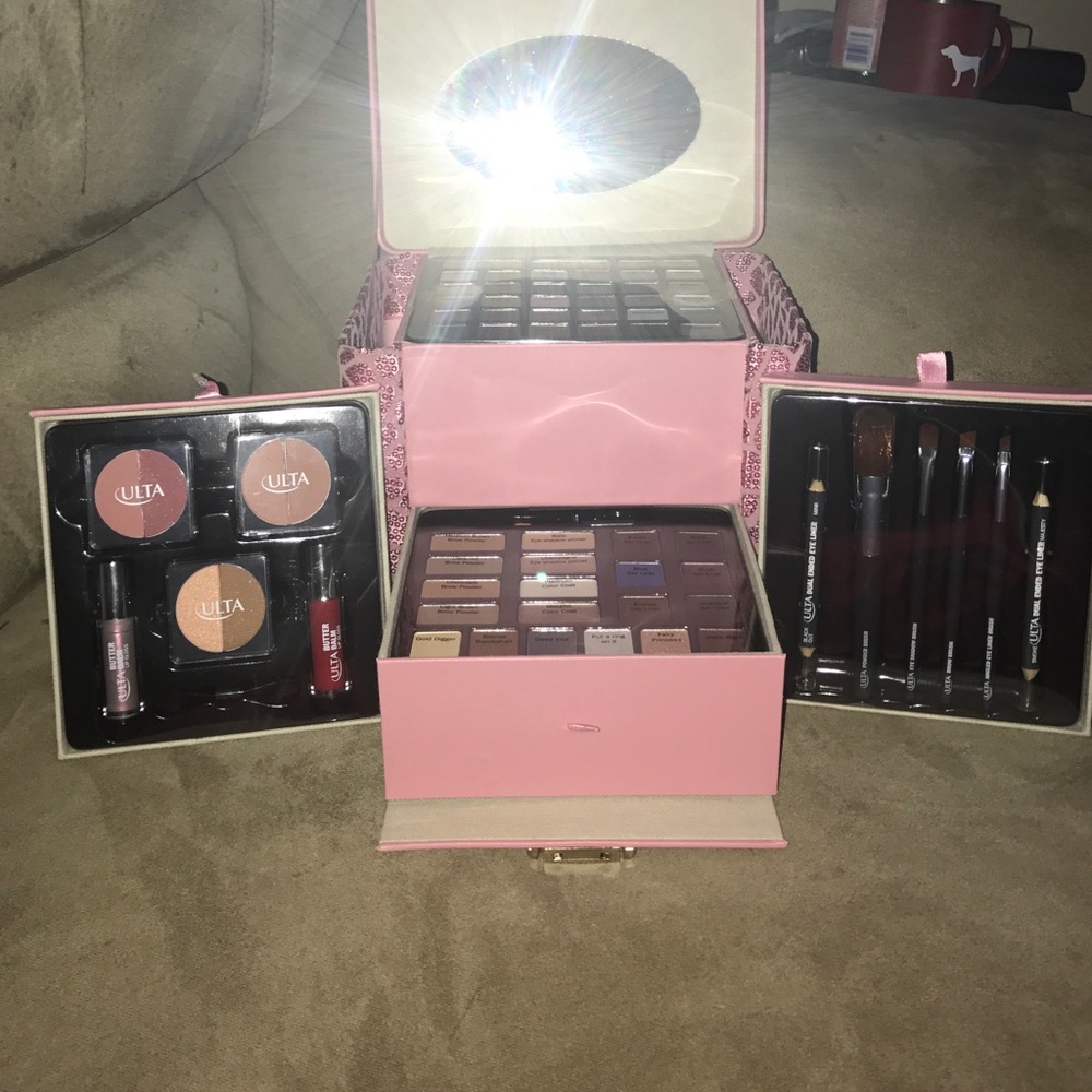Ulta box with lots of makeup