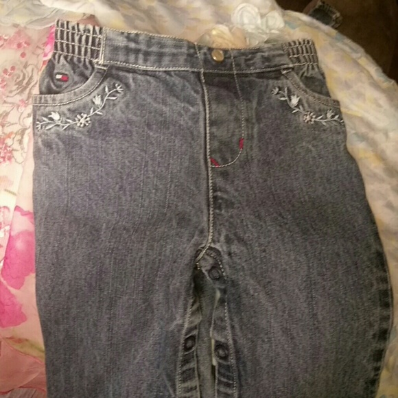 Hilfiger Toddler girls blue jeans 6-12 mo