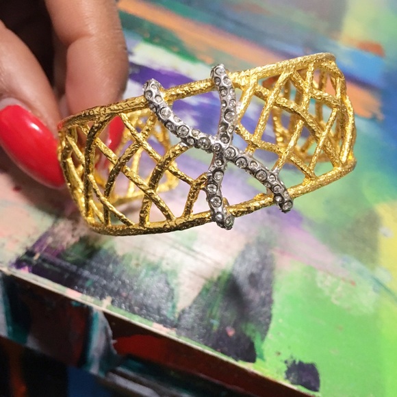 Alexis Bittar Jewelry - 💙 Alexis Bittar Elements GP Woven Cuff 💙