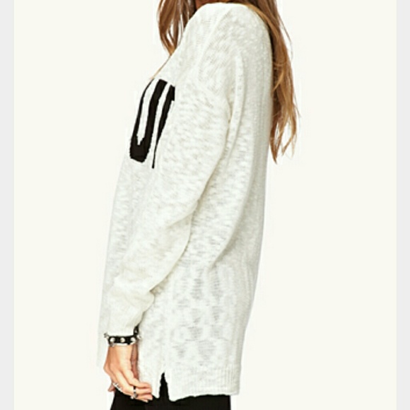 AMOUR Cream Sweatshirt - Picture 5 of 6