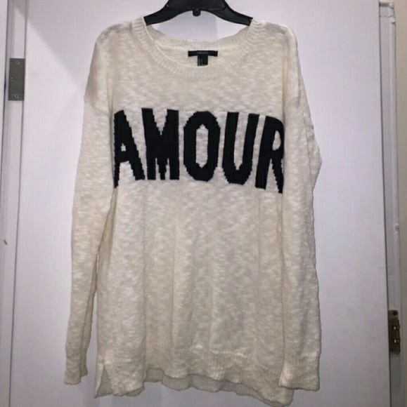 AMOUR Cream Sweatshirt - Picture 6 of 6