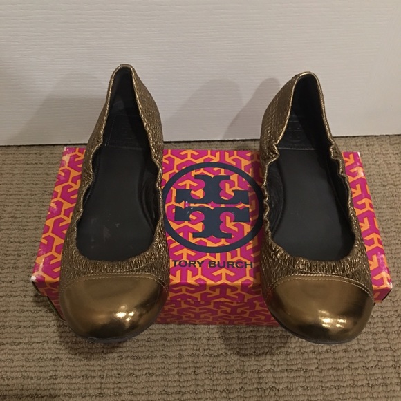 Tory Burch Anne-Marie Flats.  Brand new.
