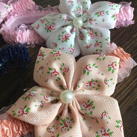 🚨 10 for $20 SALE !! Girls Floral Stretch Headband - Picture 4 of 4