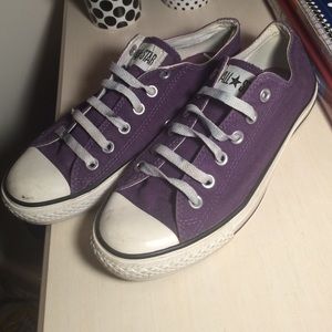 Gently used purple converse!