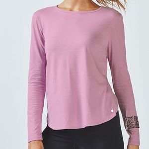 Millie Long Sleeve Tee- Rose