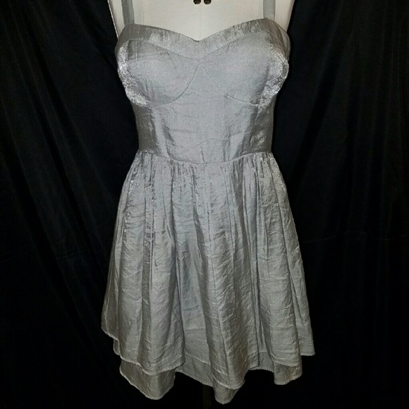 F21 Gray dress - Picture 3 of 4