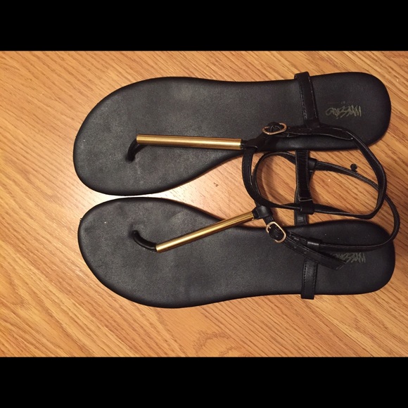 Black Gladiator Sandals