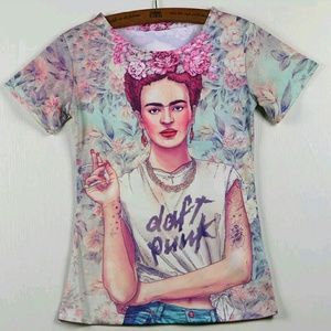 Daft Punk Frida Kahlo t-shirt