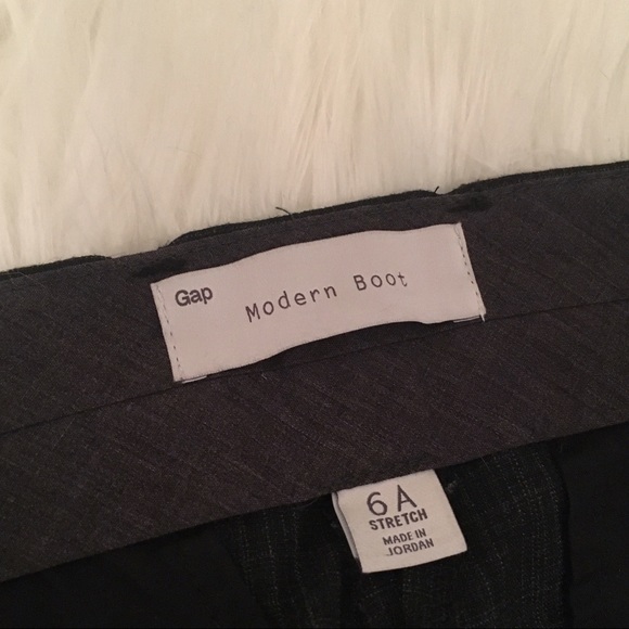Grey patterned GAP bootcut slacks!! - Picture 4 of 4