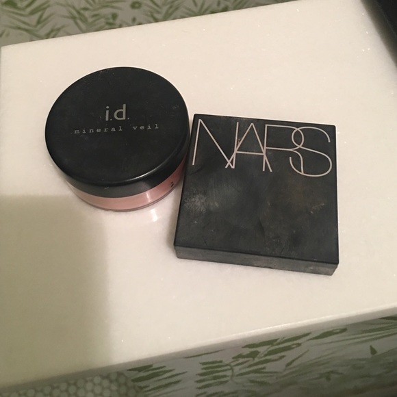 NARS highlighter and Bare Minerals Mineral Veil