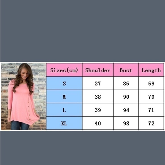 Last one. Size large. Baby blue knit tunic. - Picture 4 of 7